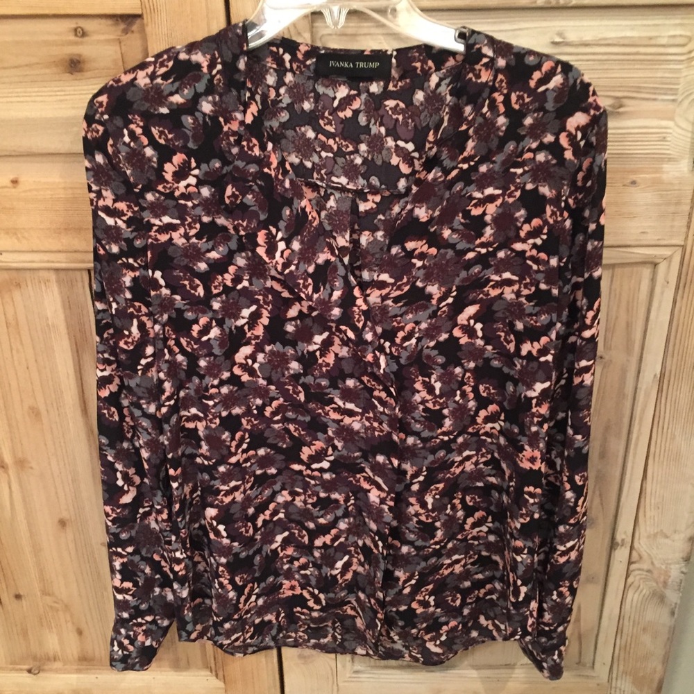 Ivanka Trump printed blouse
